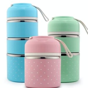 A Portable Stainless Steel Lunch Box