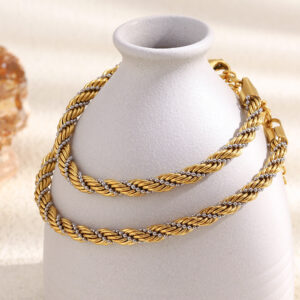 Anklet Twist Beads Winding Bracelet